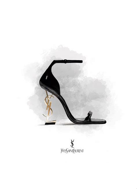 ysl shoes fake|ysl heels line drawing.